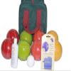 BuyBocceBalls Listing - Premium Quality andMade in USA, 110mm EPCO Bocce Set - Rustic Yellow/Orange/Red/Greenballs, Ball Polish, Kestrel Measuring Device and Green/Maroon Bag view 1