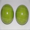 BuyBocceBalls Listing - Replacement 2 Pack - EPCO Bocce Balls with Criss Cross and Close Curvey Stripes - Rustic Green 110mm, 998 Grams (2 lbs. 3.2 oz.). view 1