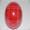 BuyBocceBalls Listing - Replacement EPCO Bocce Ball with Close Curvey Stripes - Single Rustic Red 110mm, 998 Grams (2 lbs. 3.2 oz.) view 1