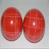 BuyBocceBalls Listing - Made in USA, Premium Quality Tournament - Replacement 2 Pack - EPCO Bocce Balls with Criss Cross and Close Curvey Stripes - Rustic Orange 110mm, 998 Grams (2 lbs. 3.2 oz.) view 1