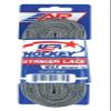 A&R New 2 Pair USA Hockey Striker Waxed Molded Tip Skate Laces Silver 72"-120" view 1