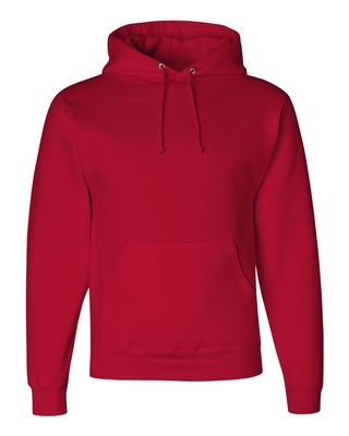Jerzees 9.5 oz., 50/50 Super Sweats NuBlend Fleece Pullover Hood (4997) TRUE RED