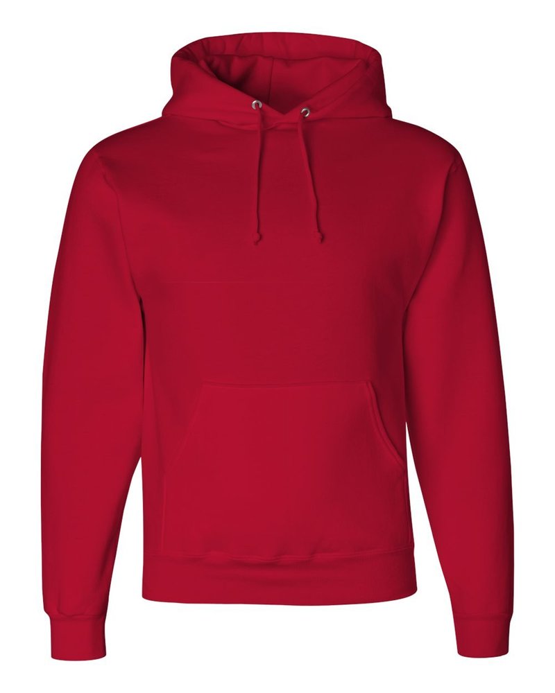 Jerzees 9.5 oz., 50/50 Super Sweats NuBlend Fleece Pullover Hood (4997) TRUE RED