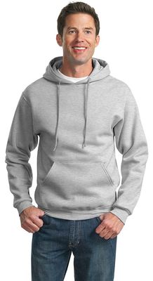 Jerzees 9.5 oz., 50/50 Super Sweats NuBlend Fleece Pullover Hood (4997)- ASH,L