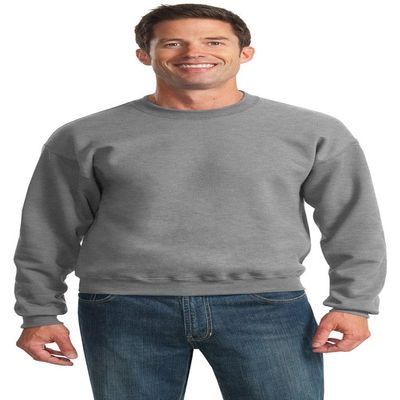 8 oz. 50/50 Fleece Crew (562) Oxford, L