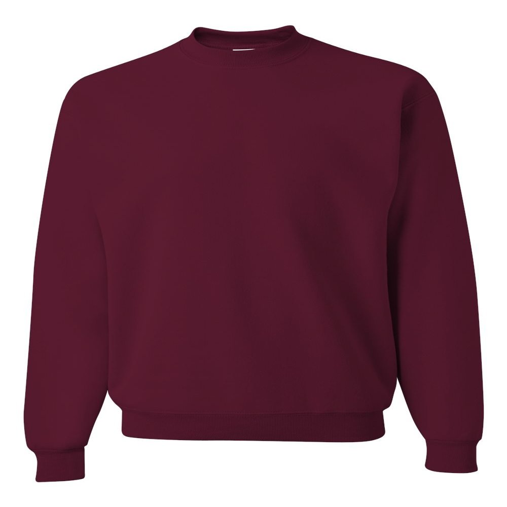 Jerzees 8 oz. 50/50 Fleece Crew (562) Maroon, M