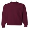 Jerzees 8 oz. 50/50 Fleece Crew (562) Maroon, M view 1