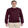 Jerzees 8 oz. 50/50 Fleece Crew (562) Maroon, M view 2