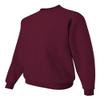 Jerzees 8 oz. 50/50 Fleece Crew (562) Maroon, M view 3