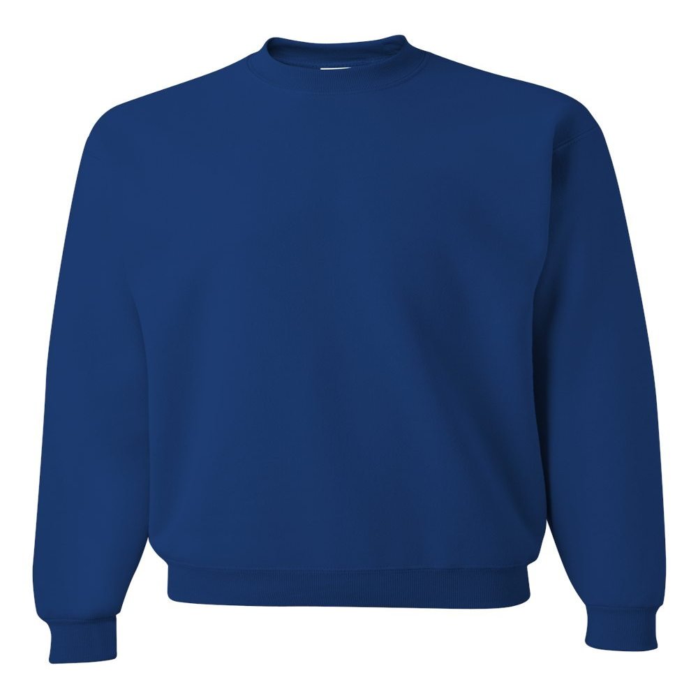 Jerzees 8 oz. 50/50 Fleece Crew (562) Royal Blue, M