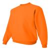 Jerzees 8 oz. 50/50 Fleece Crew (562) Safety Orange, S view 3