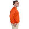 Jerzees 8 oz. 50/50 Fleece Crew (562) Safety Orange, S view 4