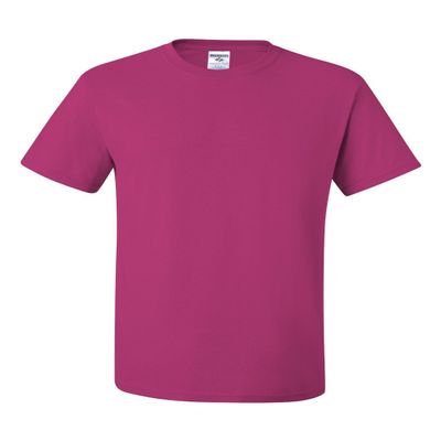 Jerzees 5.6 oz. 50/50 Heavyweight Blend T-Shirt (29M) Cyber Pink, 3XL