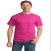 Jerzees 5.6 oz. 50/50 Heavyweight Blend T-Shirt (29M) Cyber Pink, 3XL view 3