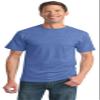 Jerzees 5.6 oz. 50/50 Heavyweight Blend T-Shirt (29M) Vintage Heather Blue, 3XL view 1