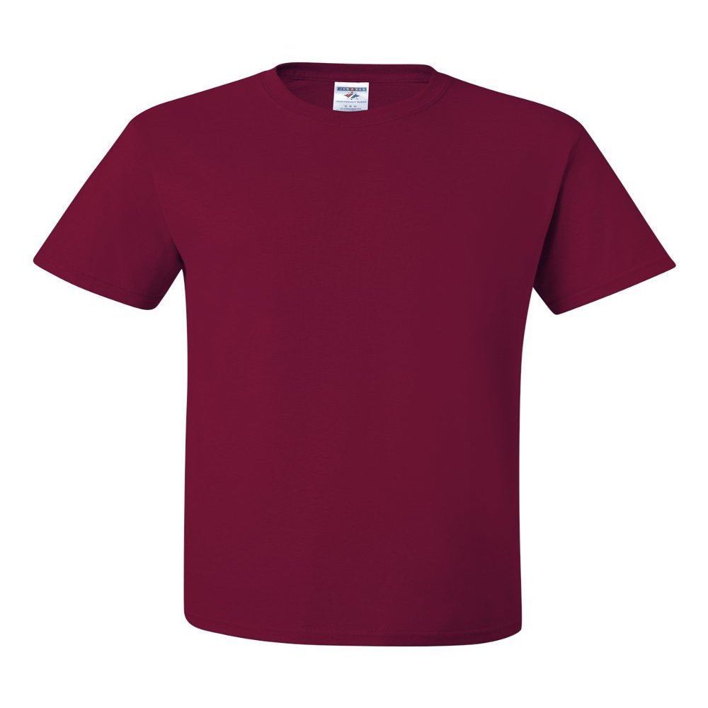 5.6 oz. 50/50 Heavyweight Blend T-Shirt (29M) Cardinal, 4XL