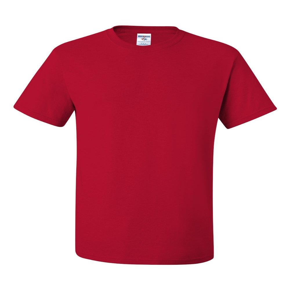 Jerzees 5.6 oz. 50/50 Heavyweight Blend T-Shirt (29M) True Red, L