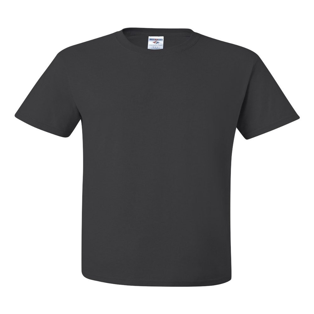 Jerzees 5.6 oz. 50/50 Heavyweight Blend T-Shirt (29M) Charcoal Grey, M
