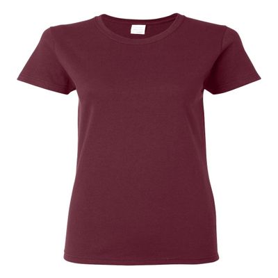 Heavy Cotton 5.3 oz. Missy Fit T-Shirt (G500L) Maroon, 3XL