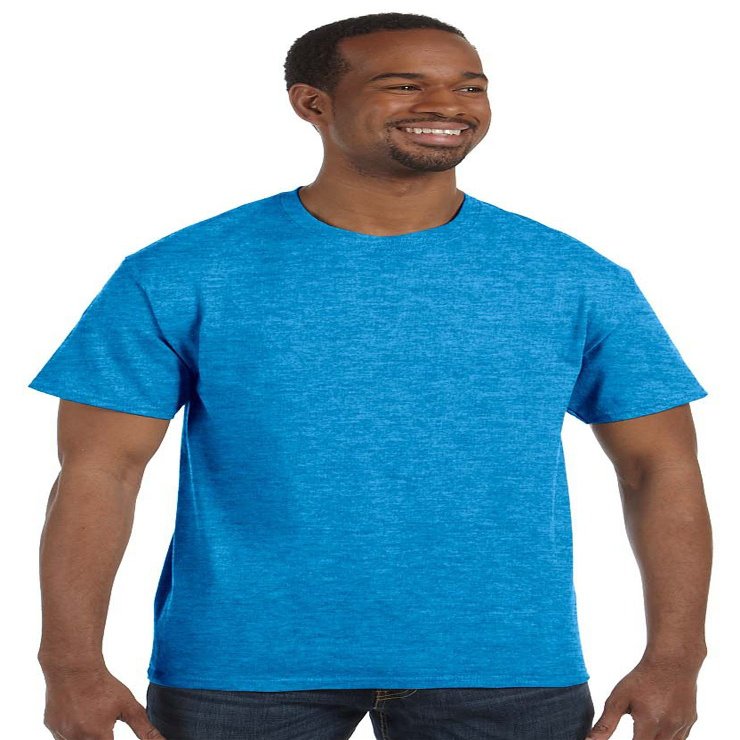 Gildan Mens 5.3 oz. Heavy Cotton T-Shirt (G500) -HEATHER SA -2XL