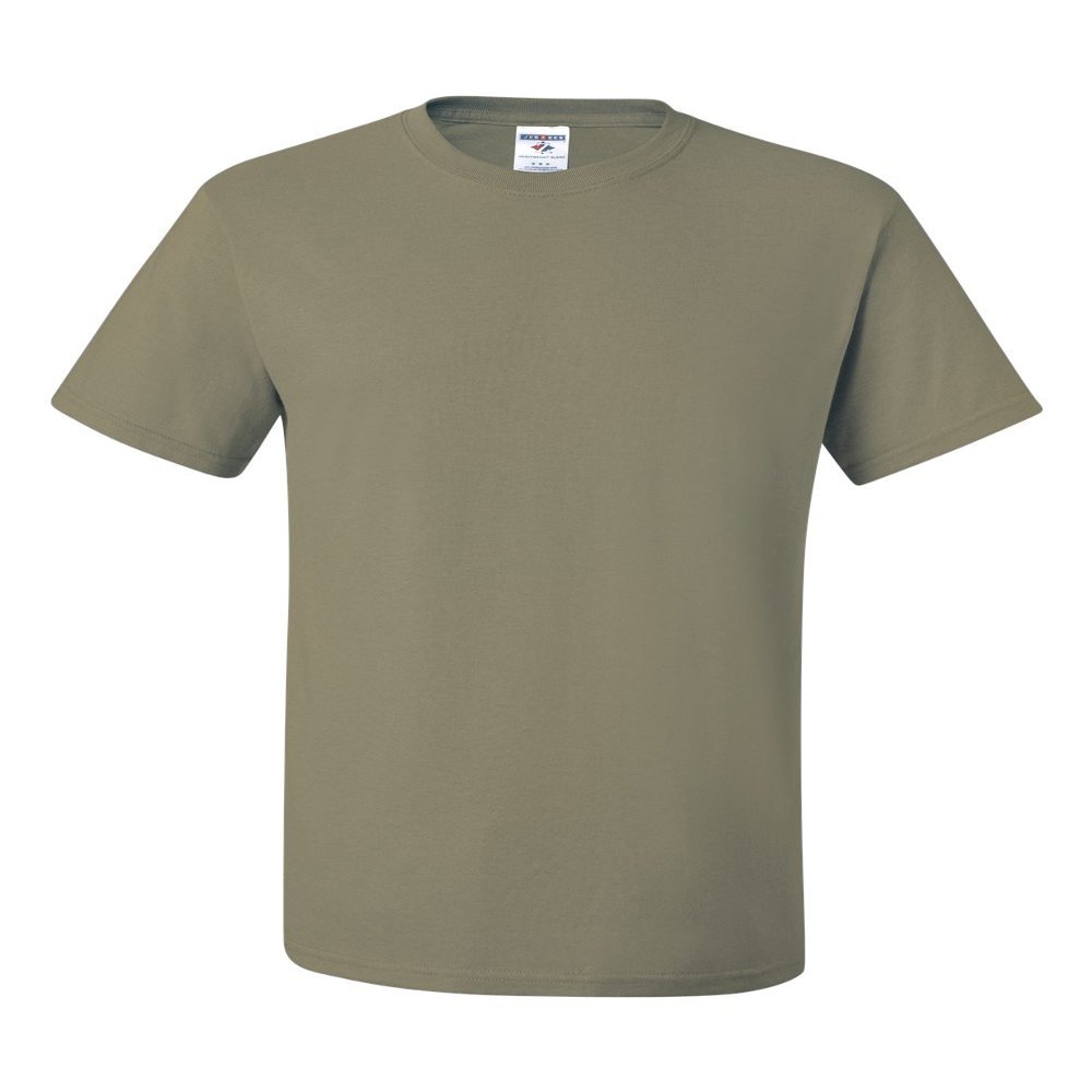 Jerzees 5.6 oz. 50/50 Heavyweight Blend T-Shirt (29M) Khaki, S