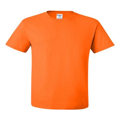 Jerzees 5.6 oz. 50/50 Heavyweight Blend T-Shirt (29M) Safety Orange, S