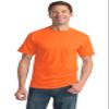 Jerzees 5.6 oz. 50/50 Heavyweight Blend T-Shirt (29M) Safety Orange, S view 3