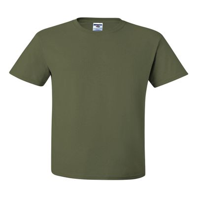Jerzees 5.6 oz. 50/50 Heavyweight Blend T-Shirt (29M) Military Green, XL