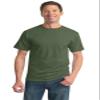 Jerzees 5.6 oz. 50/50 Heavyweight Blend T-Shirt (29M) Military Green, XL view 3