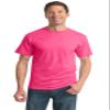 Jerzees 5.6 oz. 50/50 Heavyweight Blend T-Shirt (29M) Neon Pink, XL view 3