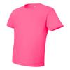 Jerzees 5.6 oz. 50/50 Heavyweight Blend T-Shirt (29M) Neon Pink, XL view 4