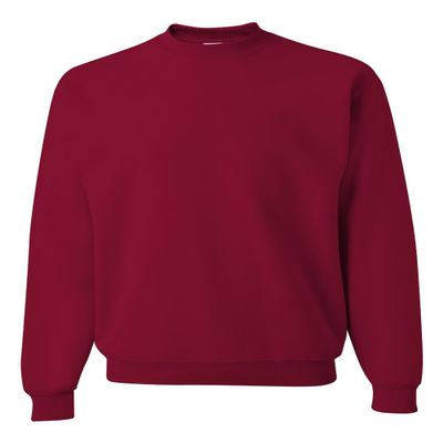 8 oz. 50/50 Fleece Crew (562) Cardinal, 2XL