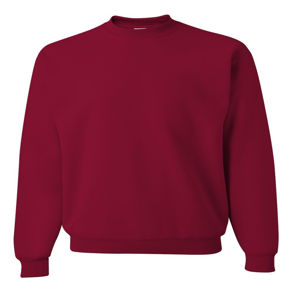 8 oz. 50/50 Fleece Crew (562) Cardinal, 2XL