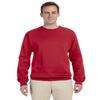 Jerzees 8 oz., 50/50 NuBlend Fleece Crew (562)- TRUE RED,2XL view 2