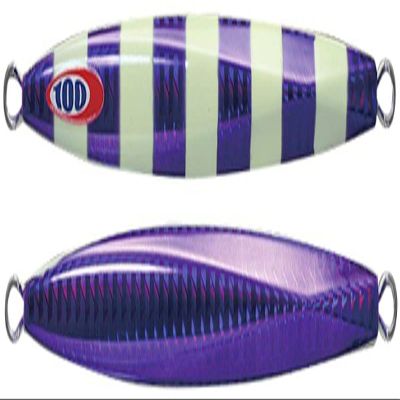 JACKALL Metal Jig Lure, Anchovy Metal, Type 1, 4.6 oz (130 g), Purple/Glow Stripe