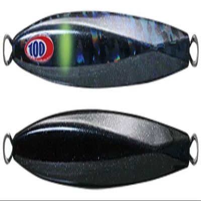 JACKALL Metal Jig Lure, Anchovy Metal, Type 1, 7.1 oz (200 g), Stealth Black