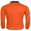 BCPOLO Zip Polo Shirt Athletic Long Sleeve Dri Fit Zip Polo-Orange-M (Asia-XL) view 3