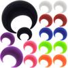 00 gauges 10mm 00g plugs ear gauges gauge tunnels plug earring ears women men silicone 00g 00 gauge 10mm view 1