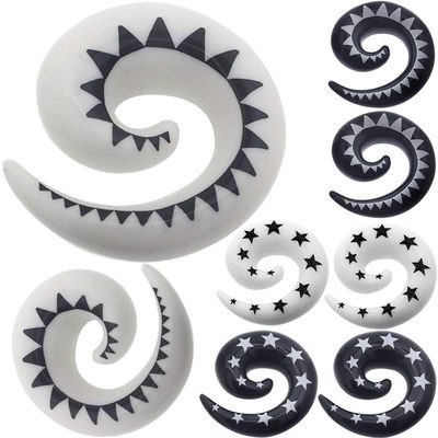 1/2 inch 12mm gauges ears men women plugs tunnels silicone strecher expander double flare 1/2 inch 12mm