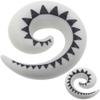 1/2 gauges ear plugs tunnels screw silicone steel double flare men black set stretching Taper 1/2 12mm view 2