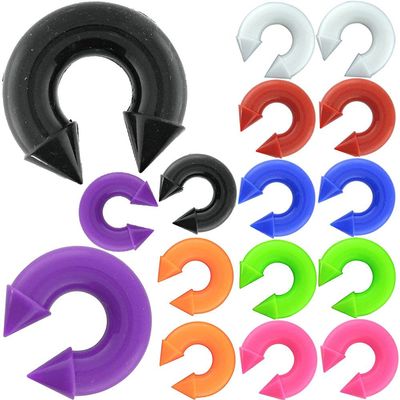 2 gauges 6mm 00g plugs ear gauges gauge tunnels plug earring ears women men silicone 2g 2 gauge 6mm