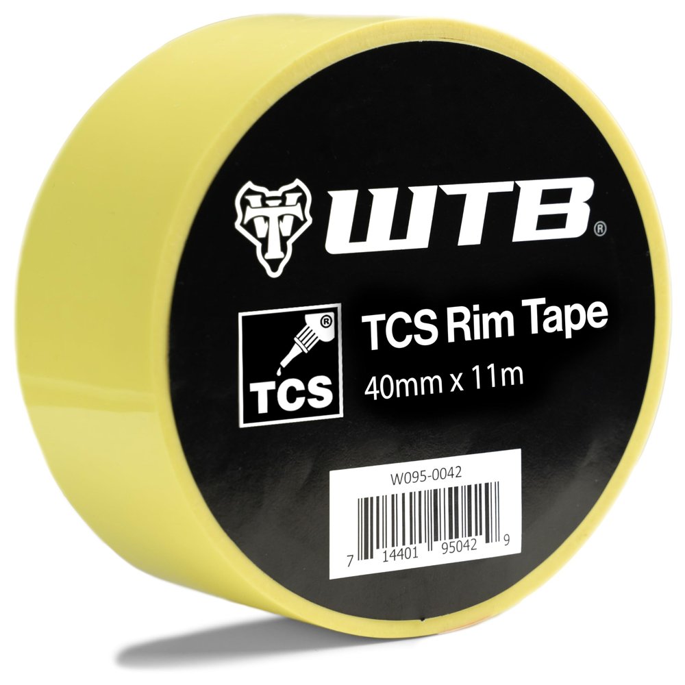 WTB Tubeless Bicycle Rim Tape (40mm x 11m) Easy Tubeless Setup & Airtight Seal, Compatible with All Tubeless Rims