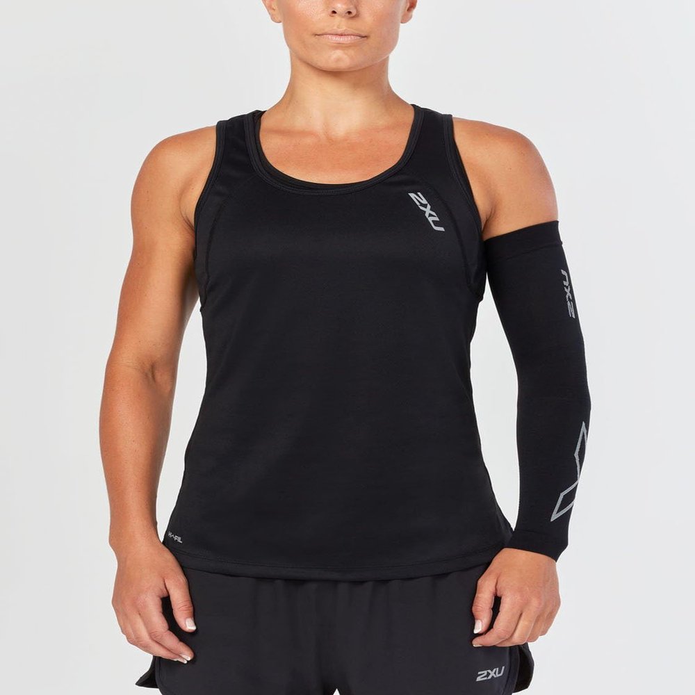 2XU Compression Flex Arm Sleeve - X-Large - Black/Grey