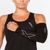 2XU Compression Flex Arm Sleeve - X-Large - Black/Grey view 3