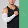 2XU Compression Flex Arm Sleeve, White/Grey, Small view 3