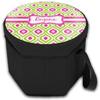 YouCustomizeIt Personalized Ogee Ikat Collapsible Cooler & Seat view 2