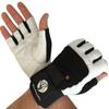 Muscle Composition Gym Gloves with Wrist Support for Gym Workout, Crossfit,Weightlifting Black/White. Premium Quality Materials. (Black/White, Small) view 1