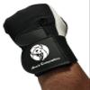 Muscle Composition Gym Gloves with Wrist Support for Gym Workout, Crossfit,Weightlifting Black/White. Premium Quality Materials. (Black/White, Small) view 4