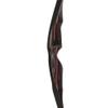 Bear Archery Fred Bear Super Grizzly Recurve 45 lbs. LH, Black Maple-Red Stripe, One Size view 2