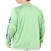 Columbia Men's Terminal Tackle Long Sleeve Fishing Shirt, Key West/Vivid Blue Logo, Medium view 2